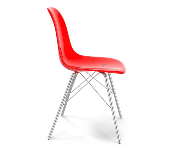 Каркас стула SHT-S37 PC черный муар - дополнительное фото