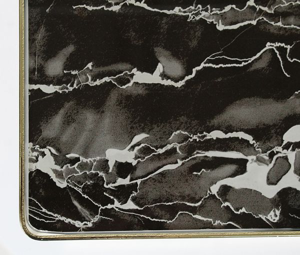 Столик кофейный Sheffilton SHT-CT16 темный мрамор/латунь/черный - дополнительное фото