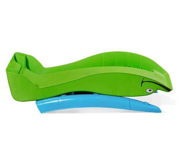 Игровая горка KIDS Дельфин 307 зеленый/голубой - дополнительное фото