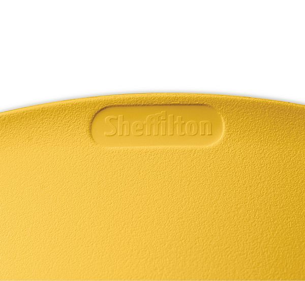 Стул барный Sheffilton SHT-ST19/S29 желтый желтый/черный муар - дополнительное фото