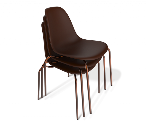 Каркас стула SHT-S30 медный металлик - дополнительное фото