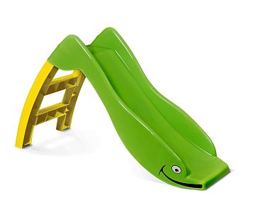 Игровая горка Sheffilton KIDS Дельфин 307 зеленый/желтый