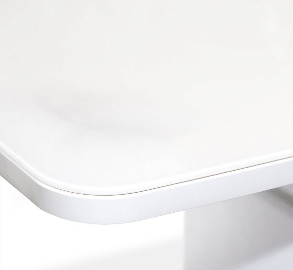 Стол раздвижной Sheffilton SHT-T45/140-180 белый мрамор/белый - дополнительное фото