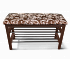 Банкетка деревянная SR-0628-TP темный орех/катерина - галерея