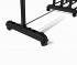 Вешалка SHT-WR8 на колесиках черный/черный муар/хром лак - галерея