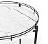 Кофейный столик Sheffilton SHT-CT20 белый мрамор/черный муар - галерея