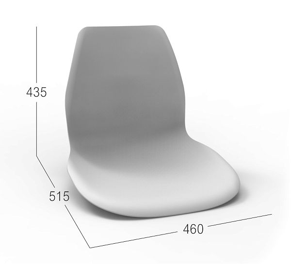 Штабелируемый стул SHT-ST29/S86 белый/хром лак - дополнительное фото
