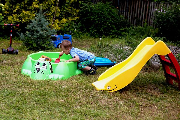 Песочница Sheffilton KIDS  Собачка с крышкой 432 - дополнительное фото