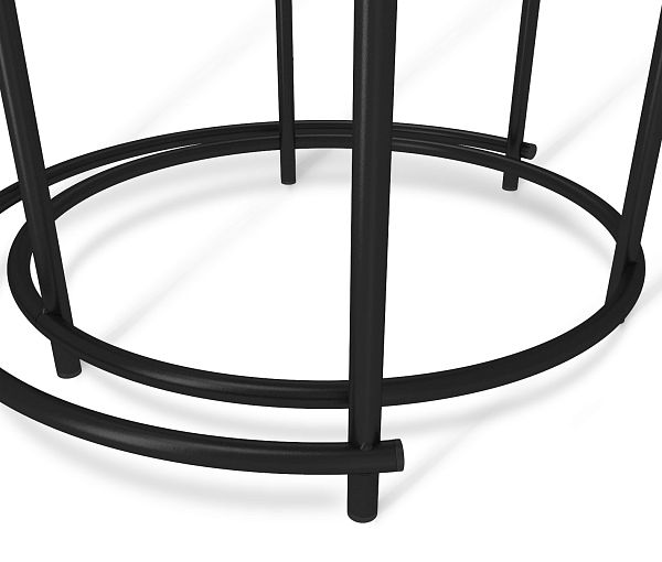 Столик кофейный Sheffilton SHT-CT7 дуб беленый/черный муар - дополнительное фото